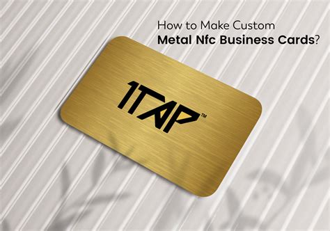 metal business cards nfc|custom metal nfc business cards.